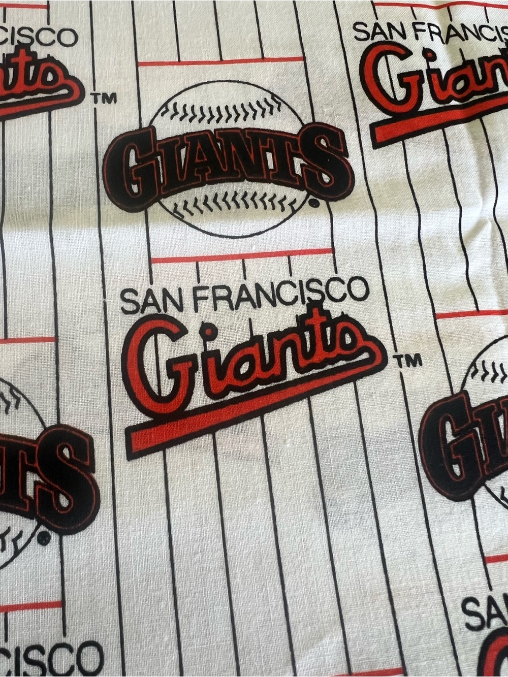 San Francisco Giants MLB cotton fabric 2yds